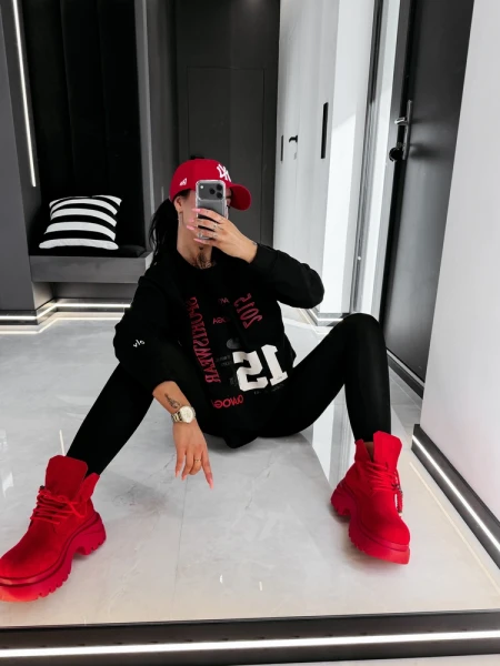 Bluza damska OLAVOGA APARE 2026 czarna - maWer Fashion