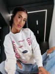 Bluza damska OLAVOGA APARE 2026 szara - maWer Fashion