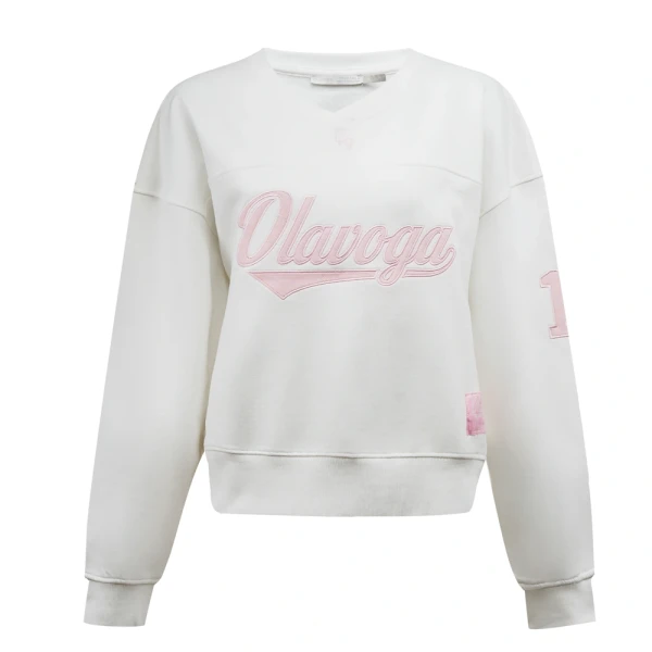 Bluza damska OLAVOGA YALEE 2026 ecru - maWer Fashion