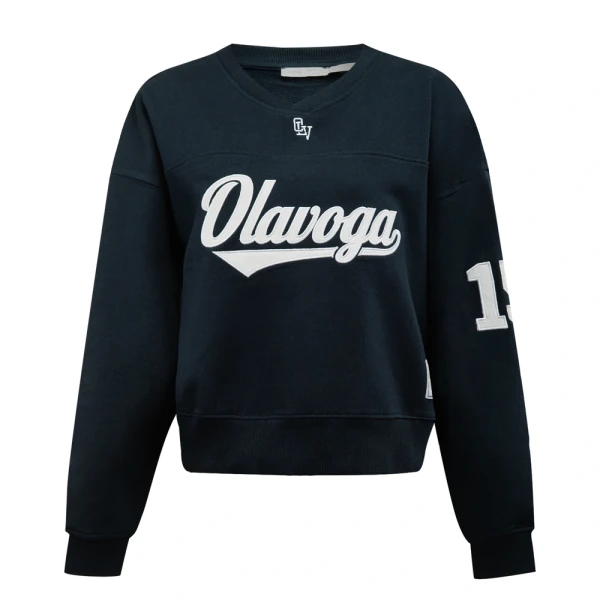 Bluza damska OLAVOGA YALEE 2026 granatowa - maWer Fashion