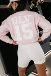 Bluza damska OLAVOGA YALEE 2026 pudrowy róż - maWer Fashionp