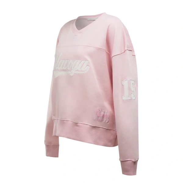 Bluza damska OLAVOGA YALEE 2026 pudrowy róż - maWer Fashion