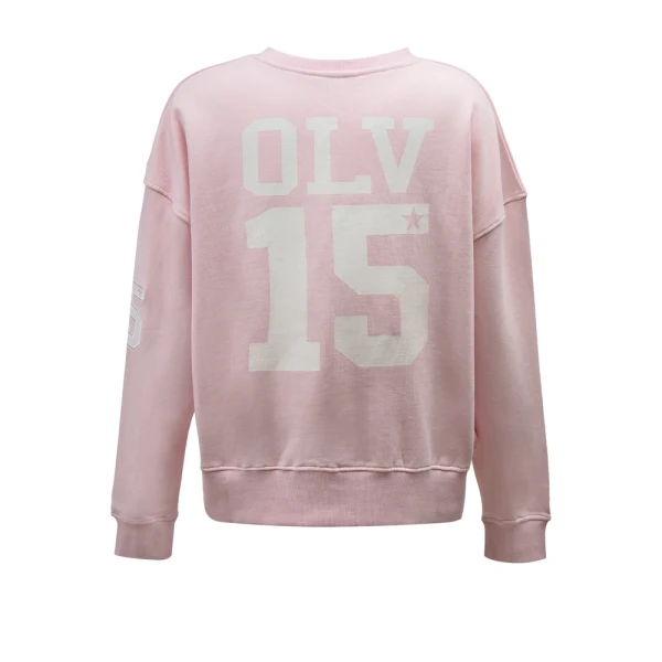 Bluza damska OLAVOGA YALEE 2026 pudrowy róż - maWer Fashion