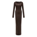 Sukienka OLAVOGA PISA 2026 brązowa - mawer Fashion