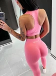 Komplet damski OLAVOGA LARISA 2026 różowy - maWer Fashion
