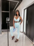 Komplet damski OLAVOGA LARISA 2026 miętowy - maWer Fashion