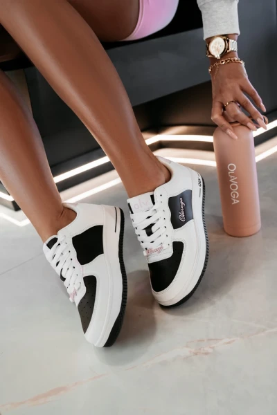 Buty damskie sneakersy OLAVOGA VAXY 2026 białe - maWer Fashion