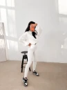 Legginsy damskie OLAVOGA FLEXIBLE 2026 ecru - maWer Fashion