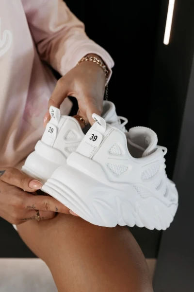 Buty damskie OLAVOGA ACTIVE 97 2026 białe - maWer Fashion