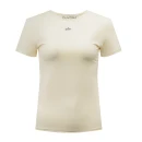 T-shirt damski OLAVOGA BASTU 2026 ecru - maWer Fashion