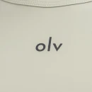 T-shirt damski OLAVOGA BASTU 2026 oliwkowy - maWer Fashion