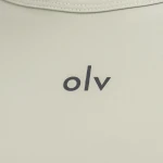 T-shirt damski OLAVOGA BASTU 2026 oliwkowy - maWer Fashion