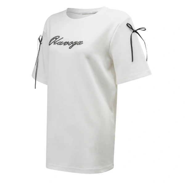 T-shirt damski OLAVOGA AVELYNE 2026 biały - maWer Fashion