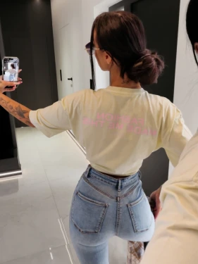 T-shirt damski OLAVOGA ENORAI 2026 ecru