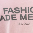 T-shirt damski OLAVOGA ENORAI 2026 róż - maWer Fashion