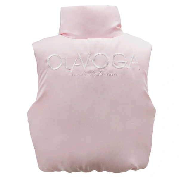 Kamizelka damska OLAVOGA AMITY 2026 pudrowy róż - maWer Fashion