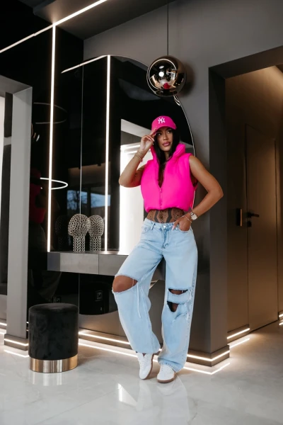 Kamizelka damska OLAVOGA AMITY 2026 amarant - maWer Fashion