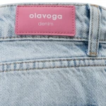 Spodnie damskie jeansy OLAVOGA SUSULU 2026 sky blue - maWer Fashion