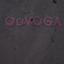 T-shirt damski OLAVOGA FIOVIIST 2026 szary - maWer Fashion