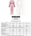 Komplet damski OLAVOGA TRIPSY 2026 róż - maWer Fashion