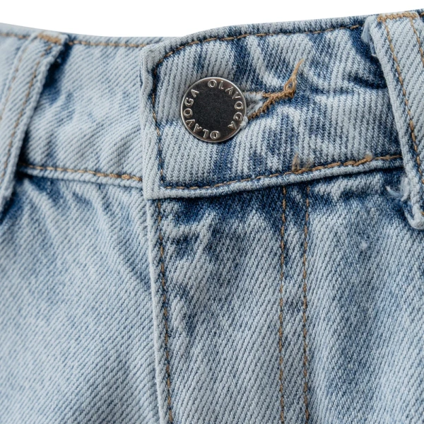 Spodnie damskie jeansy OLAVOGA DISTRY 2026 niebieskie - maWer Fashion