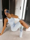 Sukienka OLAVOGA SALEM 2026 niebieska - maWer Fashion