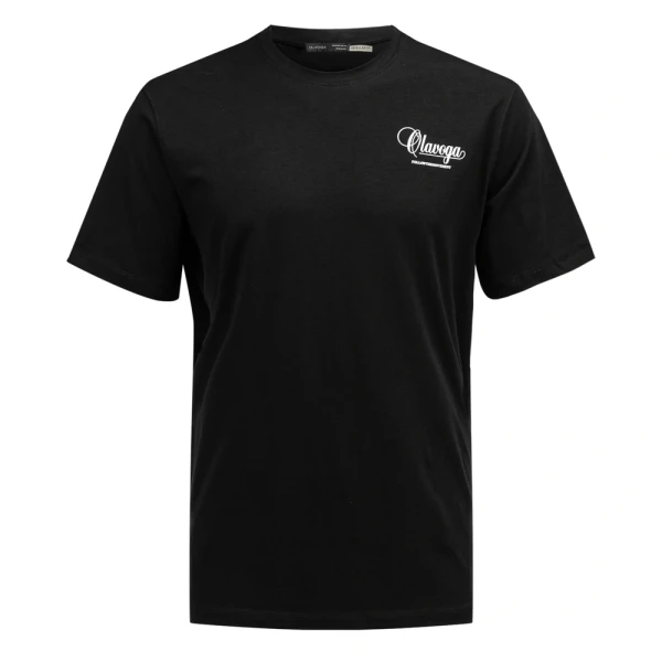 T-shirt męski OLAVOGA BREEZER 2026 czarny - maWer Fashion