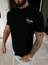 T-shirt męski OLAVOGA BREEZER 2026 czarny - maWer Fashion