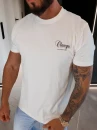 T-shirt męski OLAVOGA BREEZER 2026 ecru - maWer Fashion