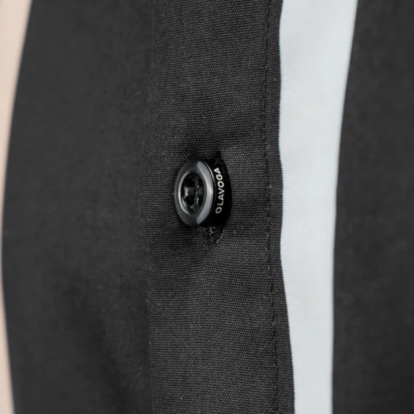 T-shirt męski OLAVOGA MIUS 2026 czarny - maWer Fashion