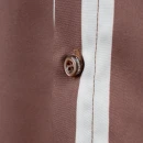 T-shirt męski OLAVOGA MIUS 2026 brązowy - maWer Fashion