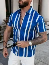 Koszula męska OLAVOGA MIUS 2026 granatowa - maWer Fashion