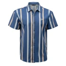 T-shirt męski OLAVOGA MIUS 2026 granatowy - maWer Fashion