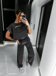 Komplet damski OLAVOGA LENCI 2026 szary - maWer Fashion