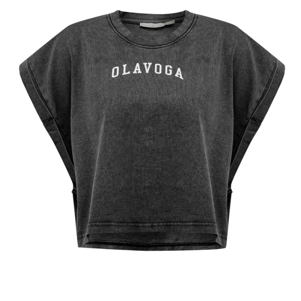 Komplet damski OLAVOGA LENCI 2026 szary - maWer Fashion