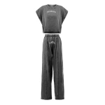 Komplet damski OLAVOGA LENCI 2026 jasny szary - maWer Fashion