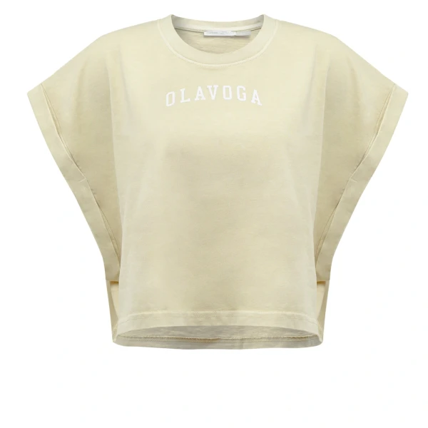 Komplet damski OLAVOGA LENCI 2026 jasny beż - maWer Fashion