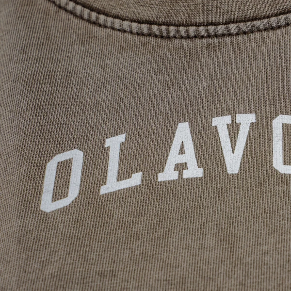 Komplet damski OLAVOGA LENCI 2026 ciemny brąz - maWer Fashion