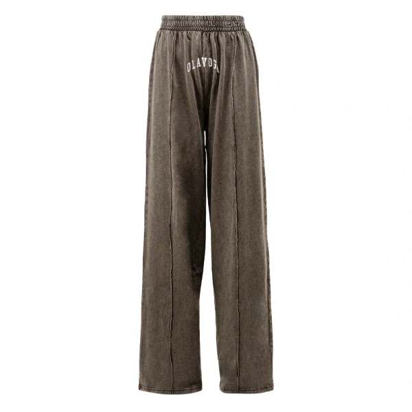 Komplet damski OLAVOGA LENCI 2026 ciemny brąz - maWer Fashion