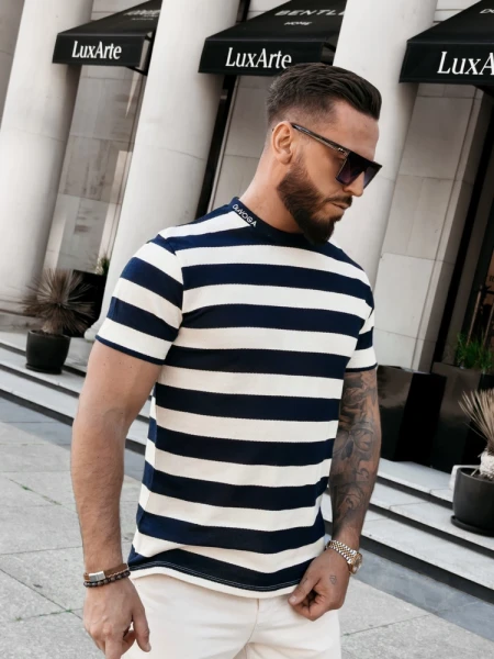 Sweter męski OLAVOGA NEXTO 2026 ganatowy - maWer Fashion