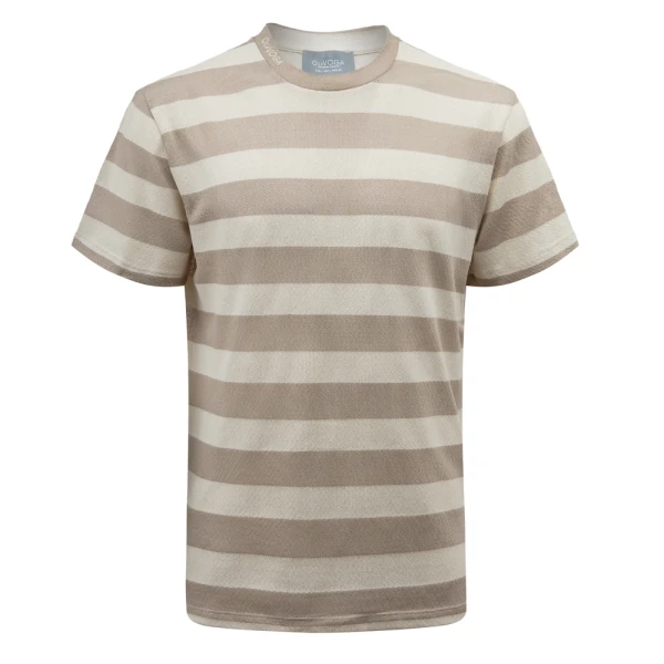 Sweter męski OLAVOGA NEXTO 2026 beżowy - maWer Fashion