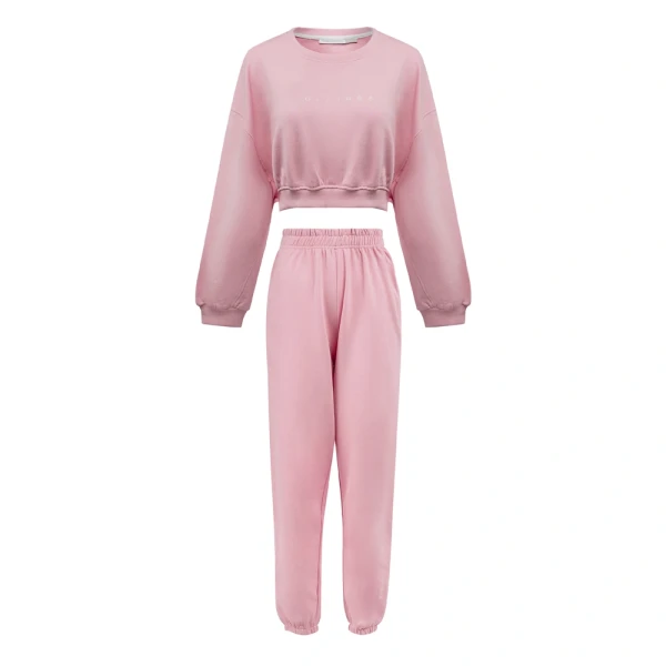 Komplet damski OLAVOGA TRIPSY 2026 róż - maWer Fashion