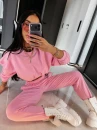 Komplet damski OLAVOGA TRIPSY 2026 róż - maWer Fashion