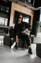 Komplet damski OLAVOGA TRIPSY 2026 czarny - maWer Fashion