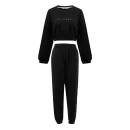 Komplet damski OLAVOGA TRIPSY 2026 czarny - maWer Fashion