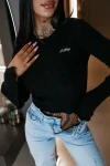 Sweter damski OLAVOGA ZIRRA 2026 czarny - maWer Fashion