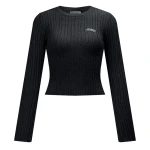 Sweter damski OLAVOGA ZIRRA 2026 czarny - maWer Fashion