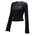 Sweter damski OLAVOGA ZIRRA 2026 czarny - maWer Fashion