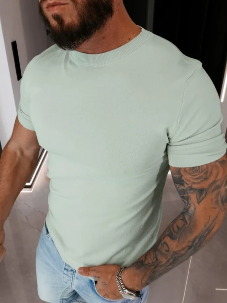 T-shirt męski OLAVOGA HANDY 2026 oliwkowy - maWer Fashion