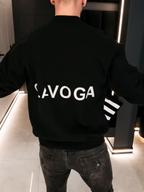 OUTLET Bluza męska OLAVOGA FLASH 2026 czarna - produkt ze skazą 